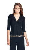 Women's 2 Piece Blouse and Sequin Waistband Pants - A Woman Knows Best