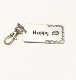Hand stamped jewelry - Hand stamped key chain - - A Woman Knows Best