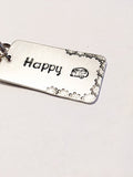 Hand stamped jewelry - Hand stamped key chain - - A Woman Knows Best