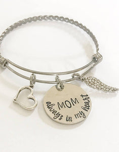 Memorial bracelet - Remembrance jewelry - Mom - A Woman Knows Best