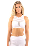 Laguna Set - Leggings & Sports Bra - White - A Woman Knows Best