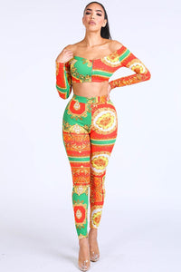 Off Shoulder Top & Leggings Set - A Woman Knows Best