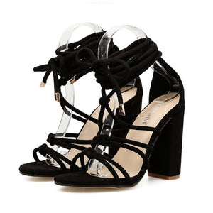 Fashion 2018 Roman Strap High Heels Shoes Women - A Woman Knows Best