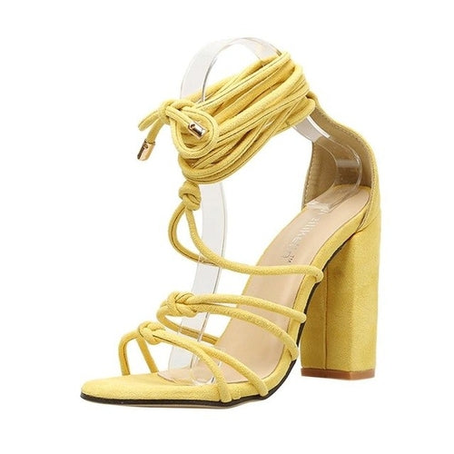 Fashion 2018 Roman Strap High Heels Shoes Women - A Woman Knows Best
