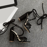 Fashion 2018 Roman Strap High Heels Shoes Women - A Woman Knows Best