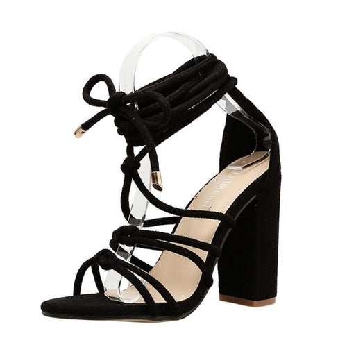 Fashion 2018 Roman Strap High Heels Shoes Women - A Woman Knows Best