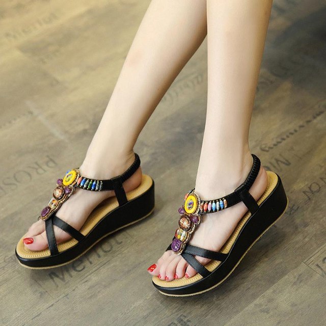 Fashion Women Middle Heel Sandals Sandals Vintage - A Woman Knows Best