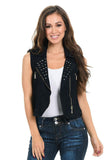 M.Michel Women's Denim Vest - Style 428A - A Woman Knows Best