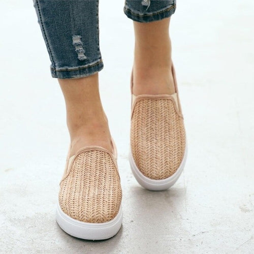 Women Flats Shoes  Sneakers Slip On Flats Leather - A Woman Knows Best