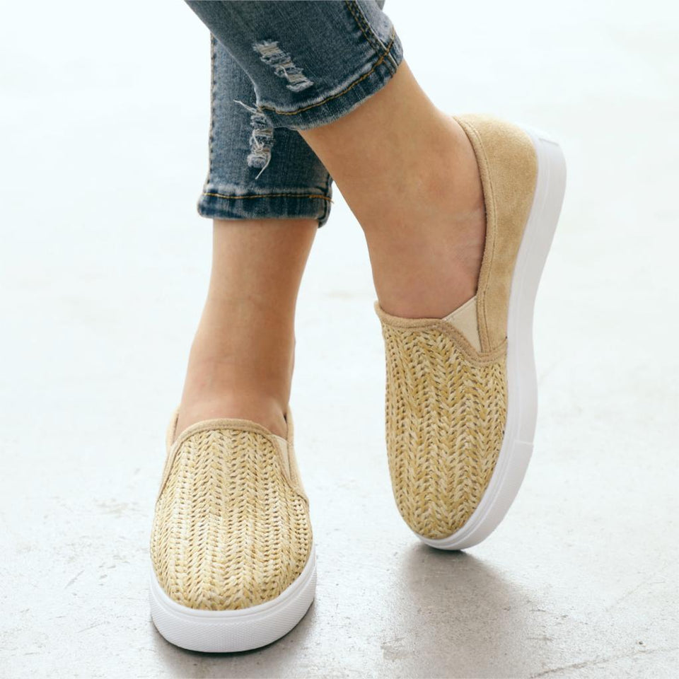 Women Flats Shoes  Sneakers Slip On Flats Leather - A Woman Knows Best