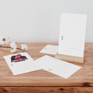 Vertical Desk Calendar - A Woman Knows Best