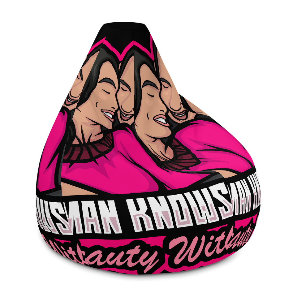 A Woman Knows Best Bean Bag Chair w/ filling - A Woman Knows Best