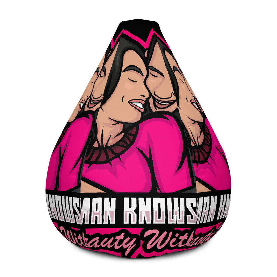A Woman Knows Best Bean Bag Chair w/ filling - A Woman Knows Best