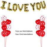 16inch Gold Love Letter Foil Balloons Heart Baloon Hanging Rose Bear Gift for Engagement Wedding Decoration Valentines Day Decor - A Woman Knows Best