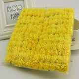 144pcs 2cm MINI foam roses for home Wedding fake Flower Decora Scrapbooking diy wreath gift box cheap Artificial Flower Bouquet - A Woman Knows Best