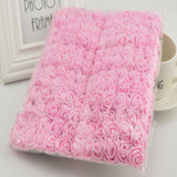 144pcs 2cm MINI foam roses for home Wedding fake Flower Decora Scrapbooking diy wreath gift box cheap Artificial Flower Bouquet - A Woman Knows Best