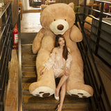 100cm-260cm America Giant Teddy Bear Plush Toys Soft Teddy Bear Skin Popular Birthday & Valentine's Gifts For Girls Kid's Toy - A Woman Knows Best
