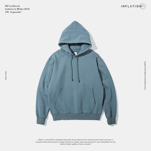 INFLATION 2020 Autumn Mens Thick Fleece Hoodies Hip Hop Pure Hoodies Thick Velvet Fabrics Winter Hoodies For Men Women 167W17 - A Woman Knows Best