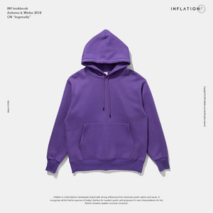 INFLATION 2020 Autumn Mens Thick Fleece Hoodies Hip Hop Pure Hoodies Thick Velvet Fabrics Winter Hoodies For Men Women 167W17 - A Woman Knows Best