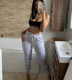 Women Casual Sweatpants Jogger Dance Harem Pants Sports Baggy Trousers solid  fitness pants Casual Girls Drawstring Long Pants - A Woman Knows Best