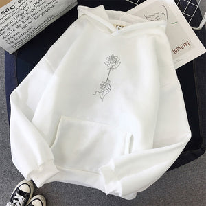 Fashion  Sweatshirt Women's Long Sleeve Hoodie Loose Print Women's Hoodie Sweatshirt Casual Sportswear Pullover Warm Hooded - A Woman Knows Best