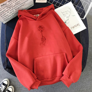 Fashion  Sweatshirt Women's Long Sleeve Hoodie Loose Print Women's Hoodie Sweatshirt Casual Sportswear Pullover Warm Hooded - A Woman Knows Best