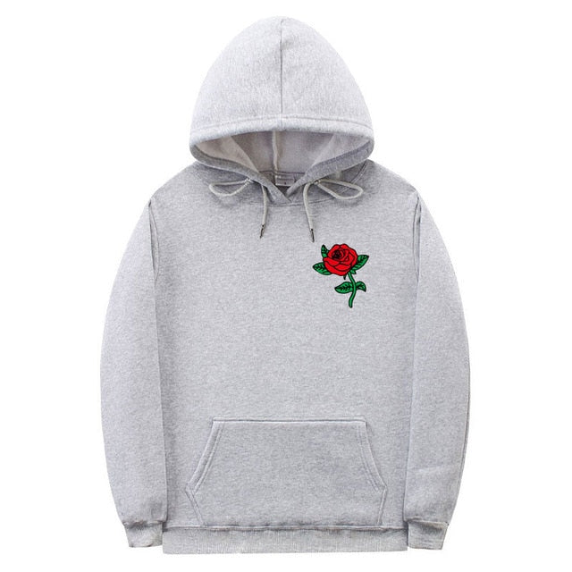 New Fashion 2021 Autumn Winter Latest Harajuku Poison Rose Print Hoodies High Quality Men Women Hip Hop Streetwear Clothing - A Woman Knows Best
