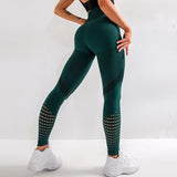 NORMOV Casual Women Leggings Fitness High Waist Push Up Patchwork Hollow Out Spandex Leggin Seamless Femme Leggings - A Woman Knows Best