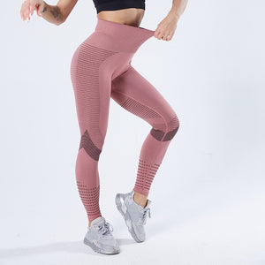 NORMOV Casual Women Leggings Fitness High Waist Push Up Patchwork Hollow Out Spandex Leggin Seamless Femme Leggings - A Woman Knows Best