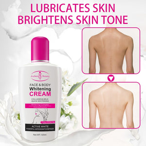 Collagen Milk Bleaching Face Body Cream skin whitening Moisturizing Body Lotion skin lightening cream - A Woman Knows Best