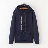 2021 New Social Harajuku Hoodies For Girls Solid Color Hooded Tops Women's Sweatshirt Long-sleeved Winter Velvet Thickening Coat - A Woman Knows Best