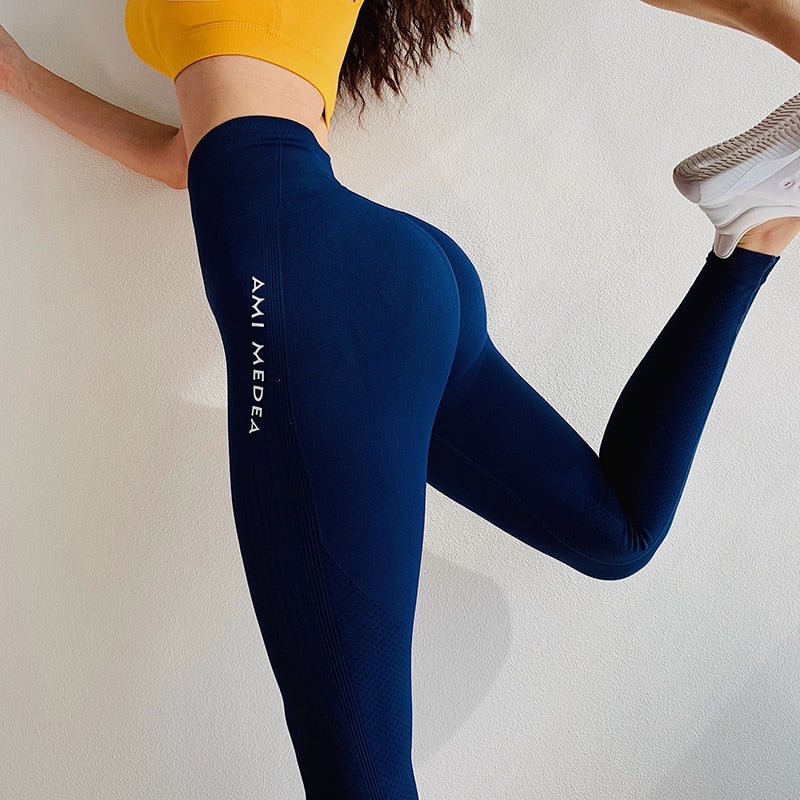 Women's Sports Pants Seamless Leggings Women Fitness Tummy Control Pants Sports Leggings Gym High Waist Skinny Leggings - A Woman Knows Best