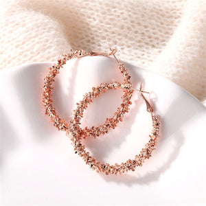 IPARAM 2020 New Big Circle Round Hoop Earrings for Women's Fashion Statement Golden Punk Charm Earrings Party Jewelry - A Woman Knows Best