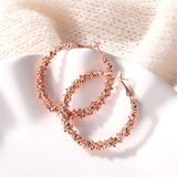 IPARAM 2020 New Big Circle Round Hoop Earrings for Women's Fashion Statement Golden Punk Charm Earrings Party Jewelry - A Woman Knows Best