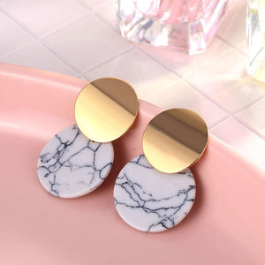 IPARAM 2020 New Big Circle Round Hoop Earrings for Women's Fashion Statement Golden Punk Charm Earrings Party Jewelry - A Woman Knows Best
