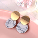 IPARAM 2020 New Big Circle Round Hoop Earrings for Women's Fashion Statement Golden Punk Charm Earrings Party Jewelry - A Woman Knows Best