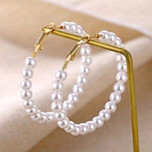 IPARAM 2020 New Big Circle Round Hoop Earrings for Women's Fashion Statement Golden Punk Charm Earrings Party Jewelry - A Woman Knows Best