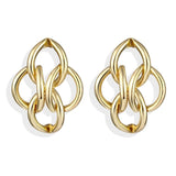 IPARAM 2020 New Big Circle Round Hoop Earrings for Women's Fashion Statement Golden Punk Charm Earrings Party Jewelry - A Woman Knows Best