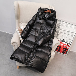 90% White Duck Down Jacket 2021 Women Winter Jacket Long Thick Coat For Women Hooded Down Parka Warm Female Clothes Waterproof - A Woman Knows Best