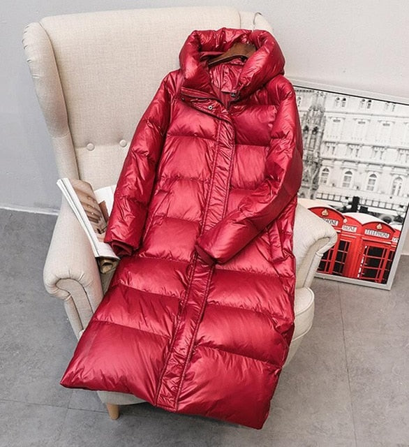 90% White Duck Down Jacket 2021 Women Winter Jacket Long Thick Coat For Women Hooded Down Parka Warm Female Clothes Waterproof - A Woman Knows Best