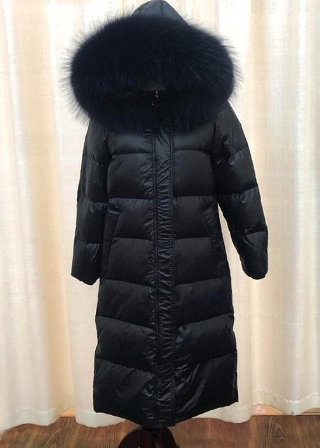 90% White Duck Down Jacket 2021 Women Winter Jacket Long Thick Coat For Women Hooded Down Parka Warm Female Clothes Waterproof - A Woman Knows Best