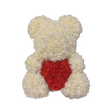 2021 40cm Rose Bear Heart Artificial Flower Rose Teddy Bear For Women Valentine's Wedding Birthday Christmas Gift - A Woman Knows Best