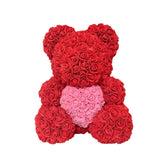 2021 40cm Rose Bear Heart Artificial Flower Rose Teddy Bear For Women Valentine's Wedding Birthday Christmas Gift - A Woman Knows Best