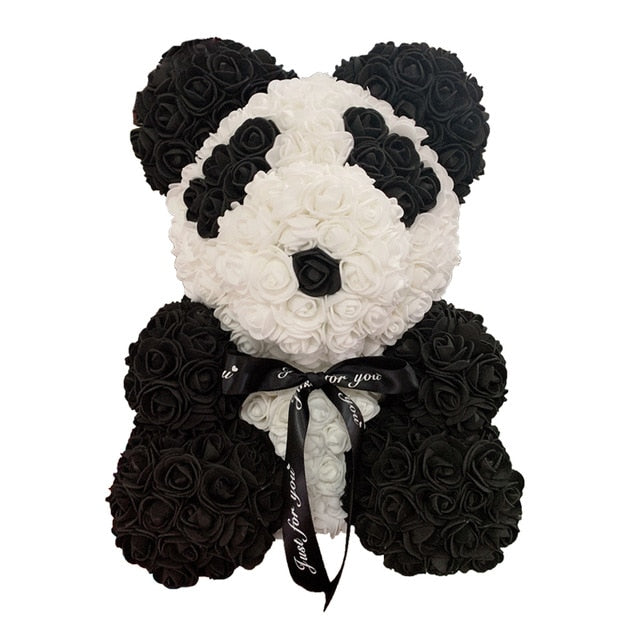 2021 40cm Rose Bear Heart Artificial Flower Rose Teddy Bear For Women Valentine's Wedding Birthday Christmas Gift - A Woman Knows Best