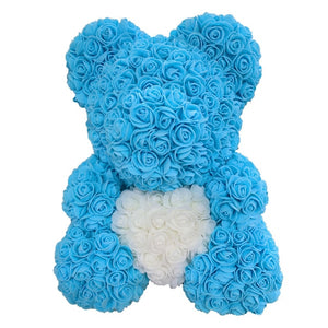 2021 40cm Rose Bear Heart Artificial Flower Rose Teddy Bear For Women Valentine's Wedding Birthday Christmas Gift - A Woman Knows Best