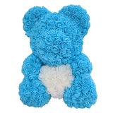 2021 40cm Rose Bear Heart Artificial Flower Rose Teddy Bear For Women Valentine's Wedding Birthday Christmas Gift - A Woman Knows Best