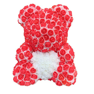 2021 40cm Rose Bear Heart Artificial Flower Rose Teddy Bear For Women Valentine's Wedding Birthday Christmas Gift - A Woman Knows Best