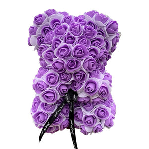 2021 40cm Rose Bear Heart Artificial Flower Rose Teddy Bear For Women Valentine's Wedding Birthday Christmas Gift - A Woman Knows Best