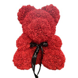 2021 40cm Rose Bear Heart Artificial Flower Rose Teddy Bear For Women Valentine's Wedding Birthday Christmas Gift - A Woman Knows Best