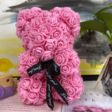 25cm/40cm Teddy Rose Bear Artificial Flower Rose of Bear Christmas Decoration for Home Valentines Women Gifts - A Woman Knows Best